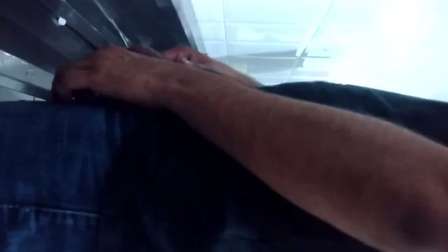Spying straight males pissing in restroom bar
