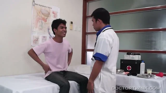 Doctor`s Exam: Cute Asian Boy Gets Kinky Bareback Fuck