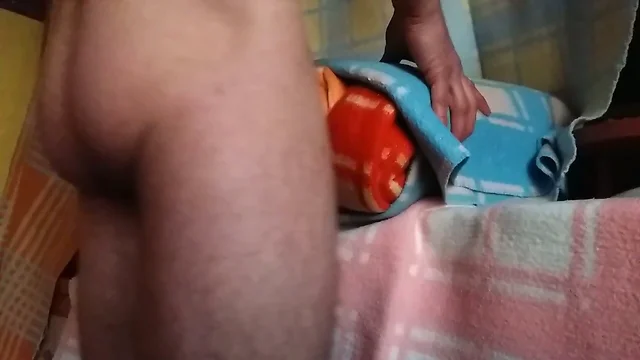 Fucking sex toys blanket - an artificial vagina