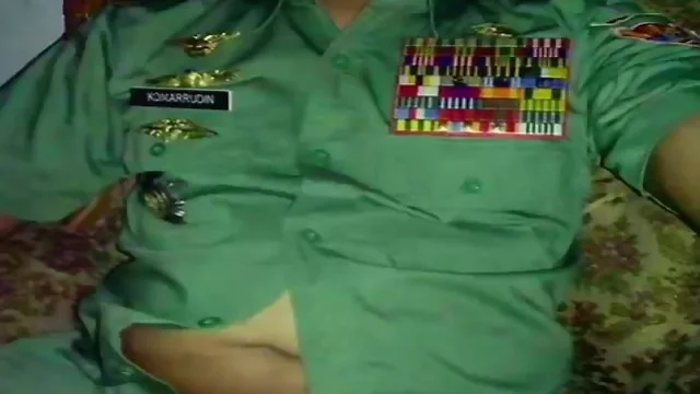 Hot moustache army officer daddy in Uniform part 4