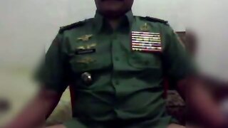 Hot moustache army officer daddy in Uniform part 5