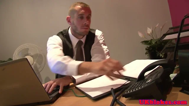 Inked top assfucking boss in the office