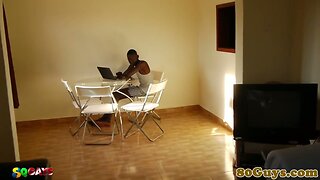 Ethnic african amateur sucking cock