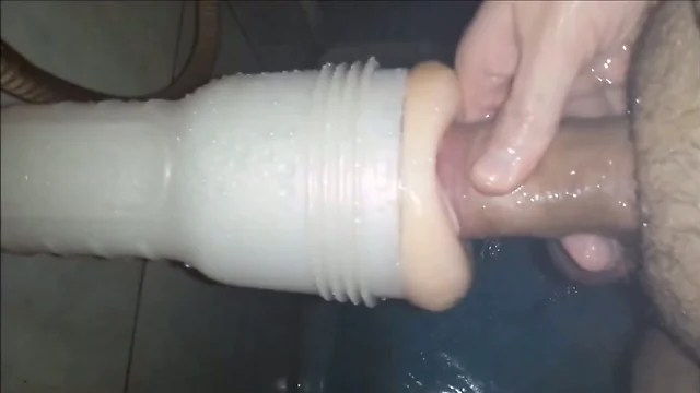 Under the shower with my fleshlights