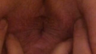 Chubby Bear close up anal fingering