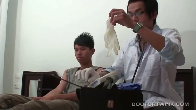 Asian Twink Jimmy Pleases Dr Albert with Kinky Sex