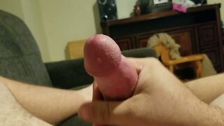 Throbbing edge session with little pre-cum, no finish