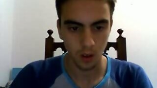Portuguese Nice Twink With Rock Hard Dick,Round Bum On Cam
