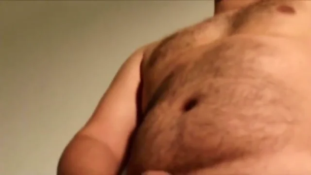Sexy hairy chub masturbating