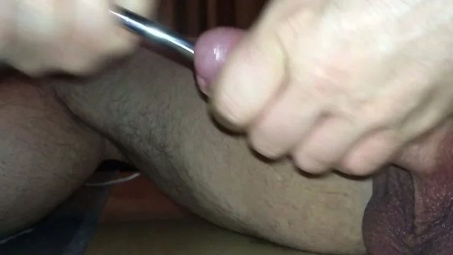 Quick 10mm sounding with cumshot
