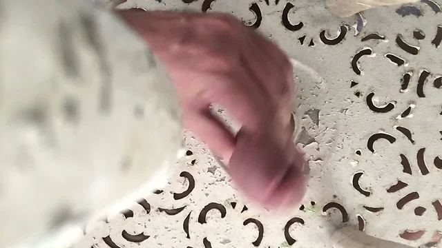 Me fucking a table with tight hole