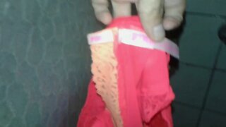 Gaby's stolen thong panties