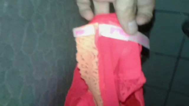 Gaby's stolen thong panties