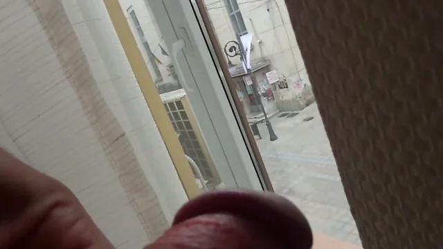 A Passionate Window Encounter: Two Hot Guys Exploring Their Desires