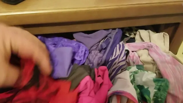 Buddy's girlfriends panty drawer