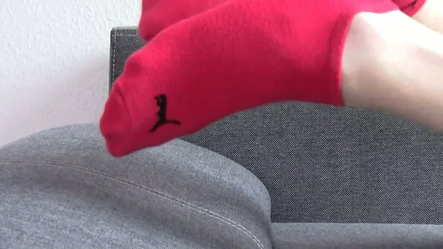 Slip and Sock Seduction: Red Hot Humping!