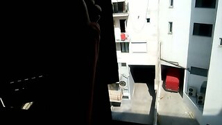 Hotel jerk off and cumming on workers!