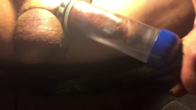 Slow-motion penis pump