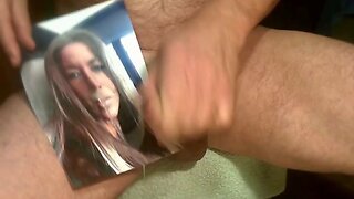 Tribute for raul82 - huge creamy load on her mouth