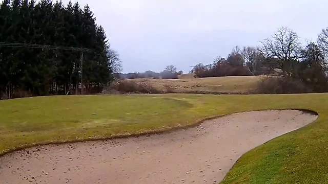 rainy day at golfcourt