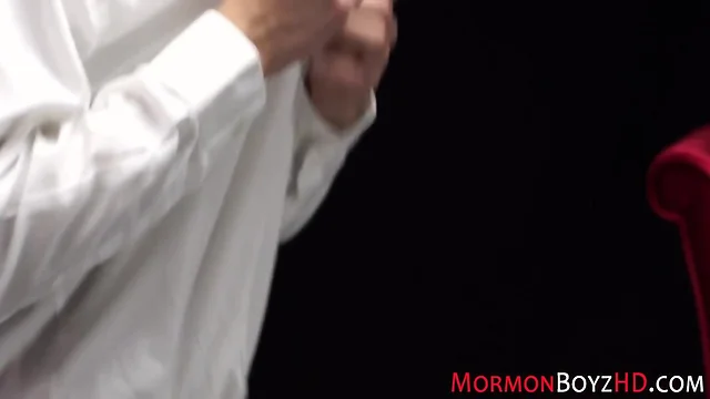Mormon hunk gets tugged