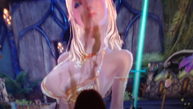 Busty High Elf Poses For A Huge Load! (TERA)