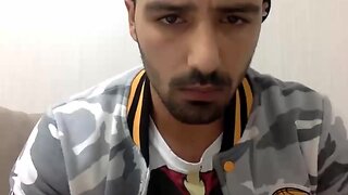 Young Arab thug jerking off for gay viewers - Arab Gay