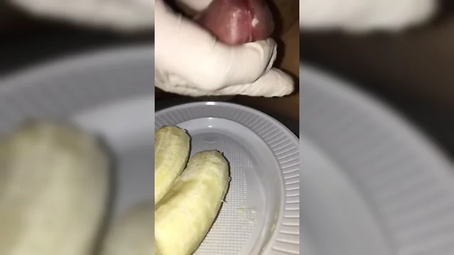 Cumming on a Banana and Eating It - An Unconventional Delight!