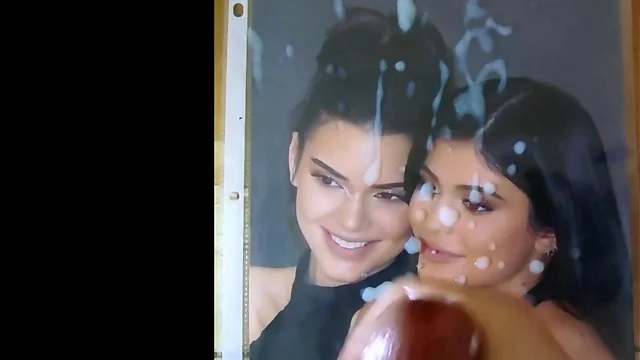 Kendall & Kylie Jenner (18+) Cum Tribute #1