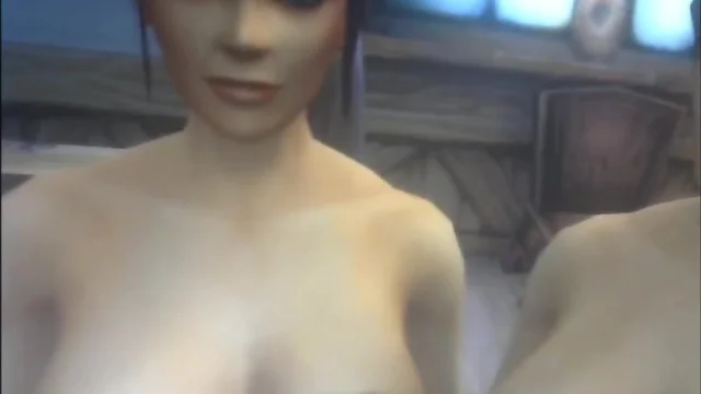 Two busty human sluts strip down and beg for cum! (WoW)