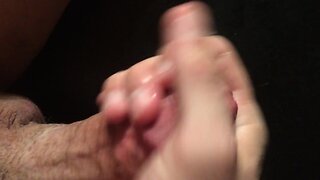 My best jacking my cock closeup cumshot 4 squirts