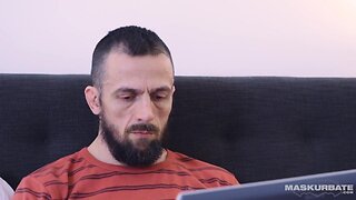 Maskurbate Horny Stepdad Finds Sons Porn Online!