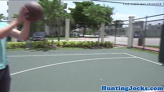 Pickedup jock assfucks after basketball