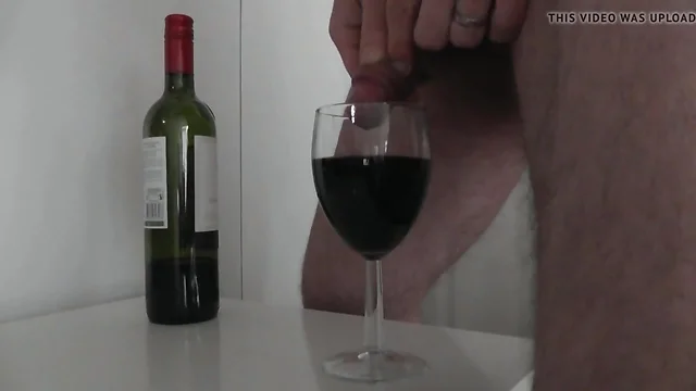 red red wine and a load of cum