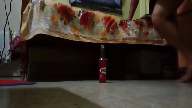 ass fuck with beer bottle for maya