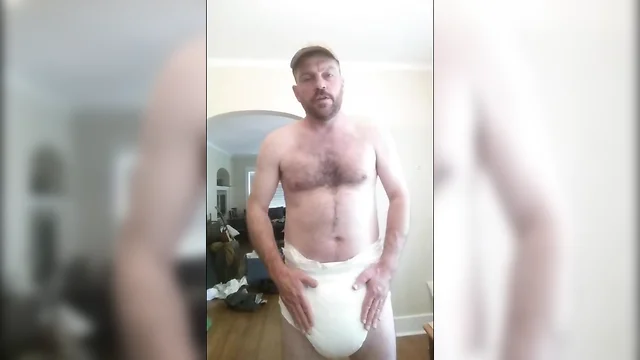 Humiliated in Public: Taking a Huge Enema in Thick Diaper