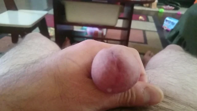 My Cock`s Sweet Hot Cum: Fresh, Hot, and Right Onto My Skin!