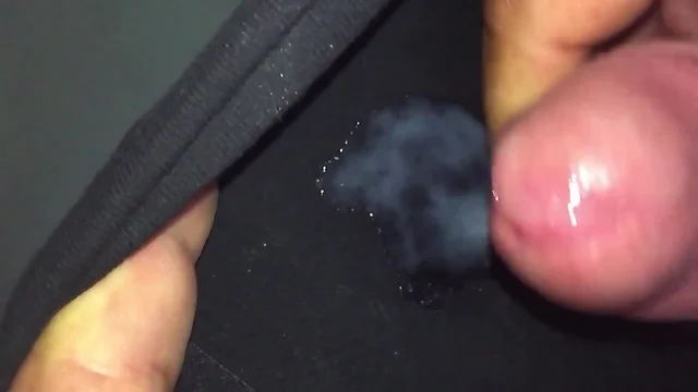 upclose jerkoff with slo-mo cum