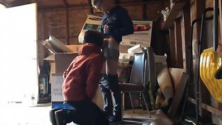 Twinks Hook Up in Garage: Butts, Cocks, Dicks & Gagging!
