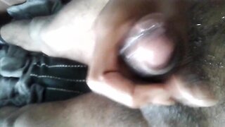 PUMPED HARD, BLACK MEAT DRIPS & OOZING OUT SPERM...