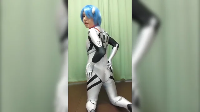 EVA plugsuit cosplay cum
