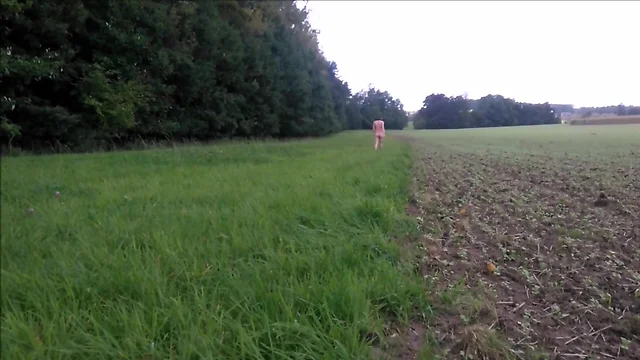 Naked in the Field: A Sense of Freedom and Peace