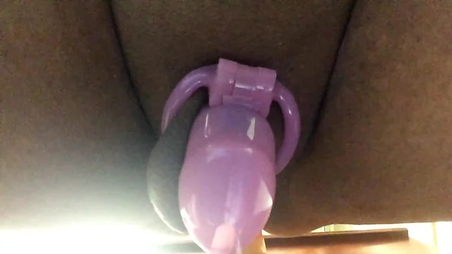 Playing Chicken With My Chastity Pre-Cum