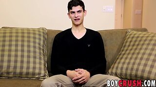 Cute Justin Cross loves telling about his sexual experiences