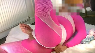 pink body stocking