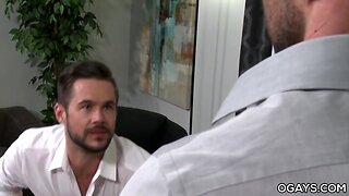 Mike De Marko fucks her gay partner with his massive cock