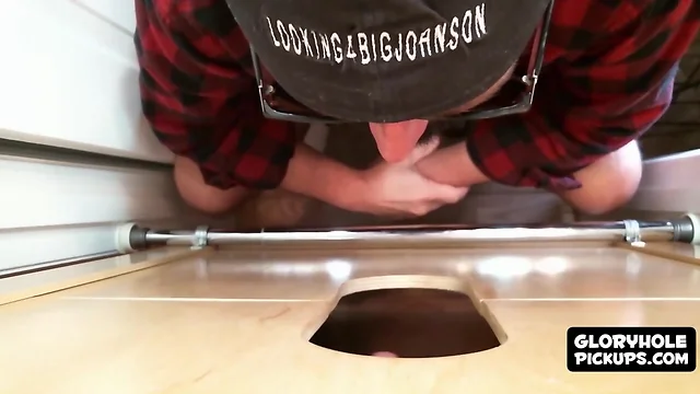 Bearded bear finally completed his quest finding glory hole