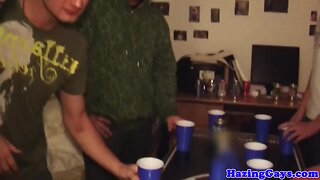 Anally pounded twink rimmed at hazing