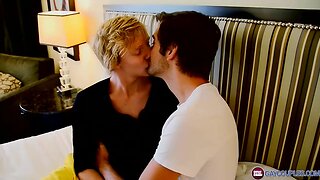 Evan Lee and Tanner Kinsington are making out before fucking
