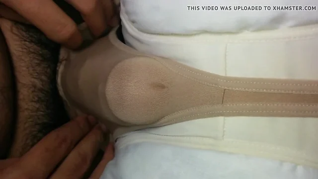 g-string gusset fuck and cum inside